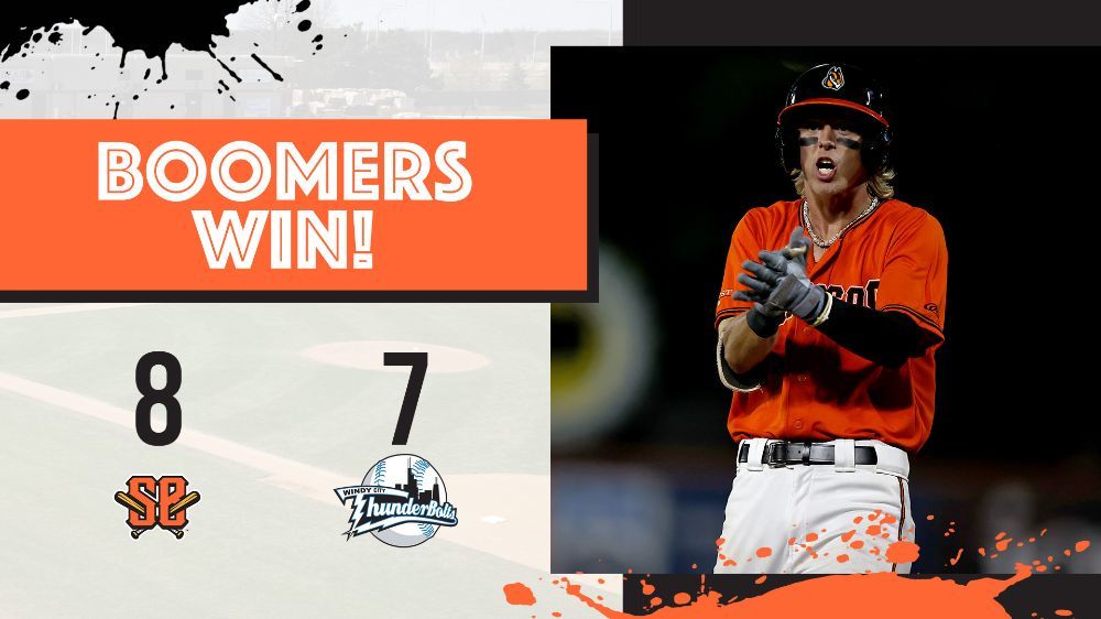 Ninth Inning Tally Sends Boomers to Fourth Consecutive Victory