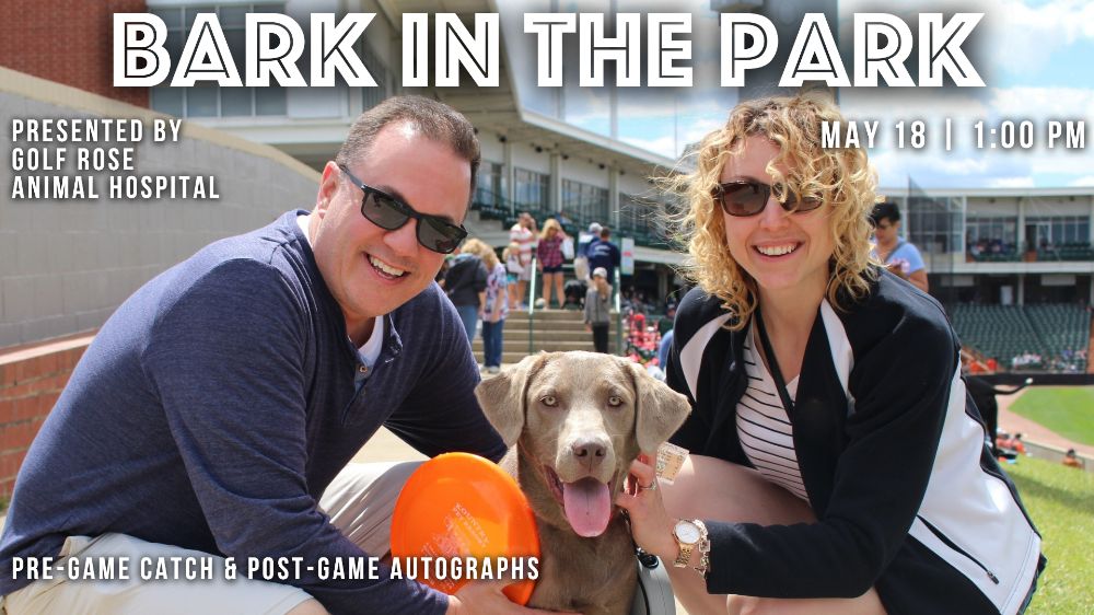 Bark in the Park Today - First Pitch at 1PM