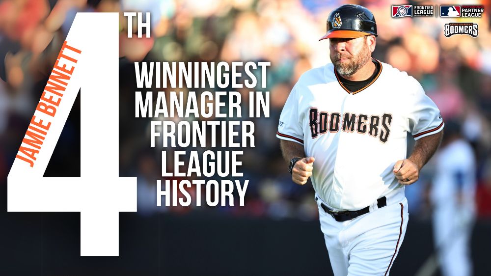 Bennett 4th All-Time Winningest Manager in Frontier League History