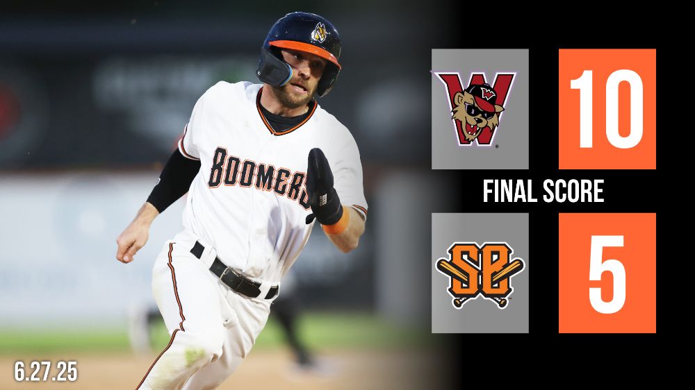 Boomers Drop Opener to Washington