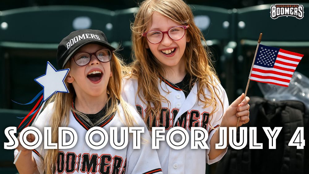 July 4th Sold Out - First Pitch at 6:30 PM - Fireworks After
