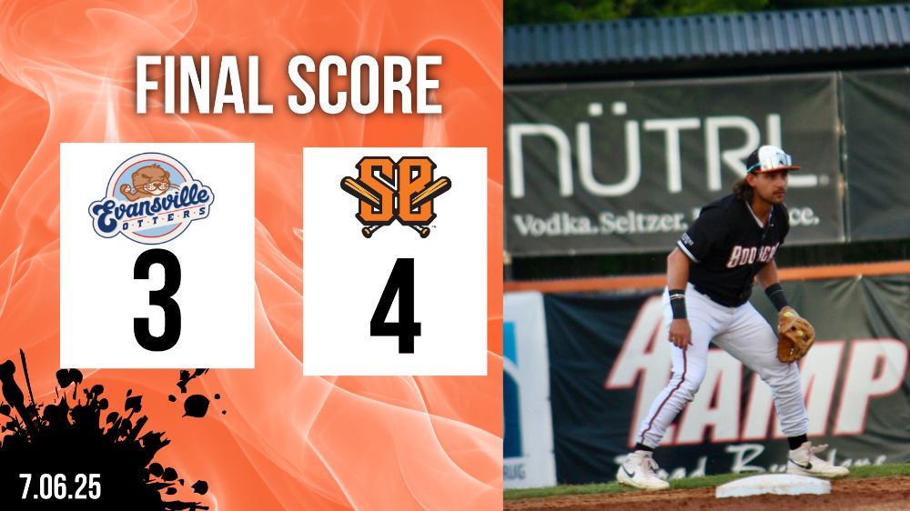 Boomers Record Rain-Shortened Sweep