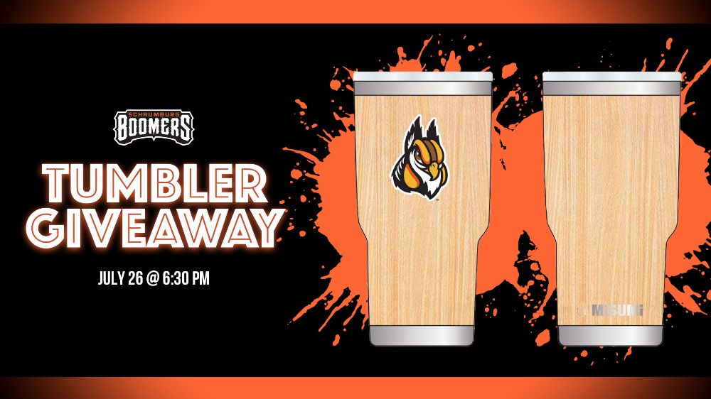 Tumbler Giveaway Tonight - First Pitch at 6:30 PM