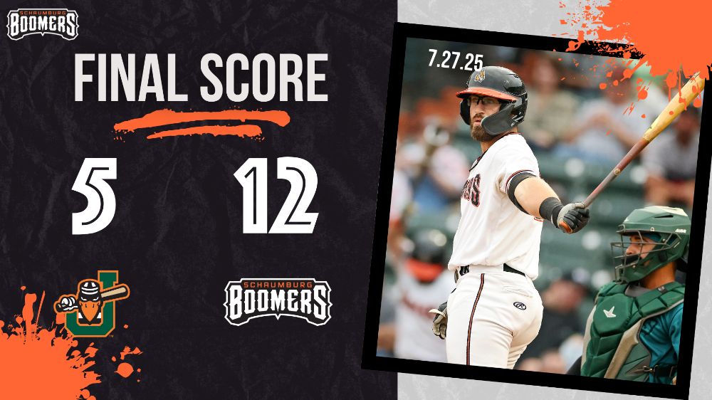 Boomers Sweep Joliet