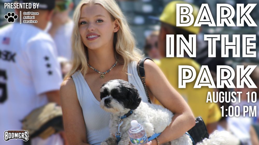 Bark in the Park - First Pitch at 1 PM