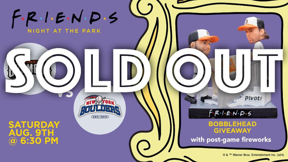 Tonight is SOLD OUT - First Pitch at 6:30 PM