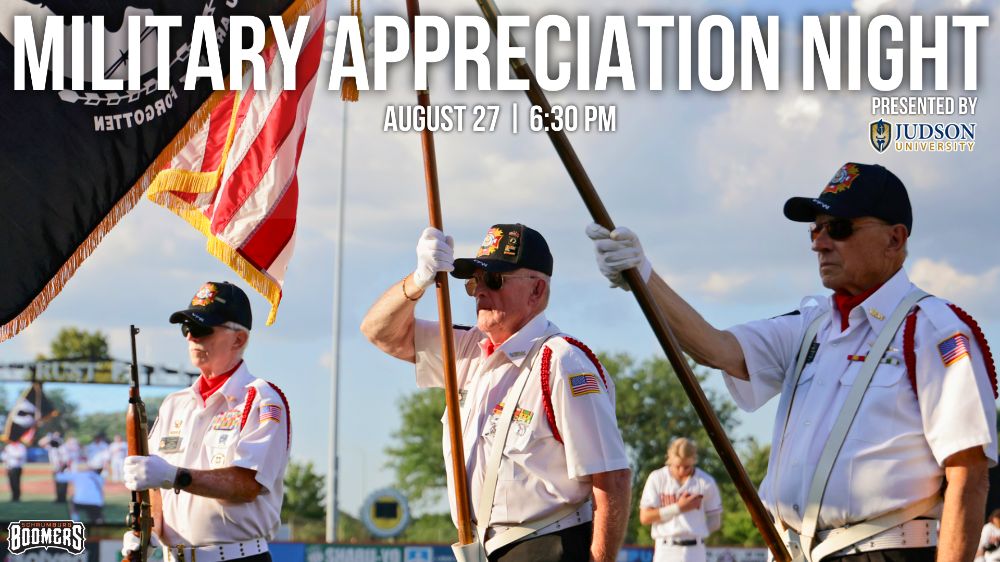 Military Appreciation Night August 27th