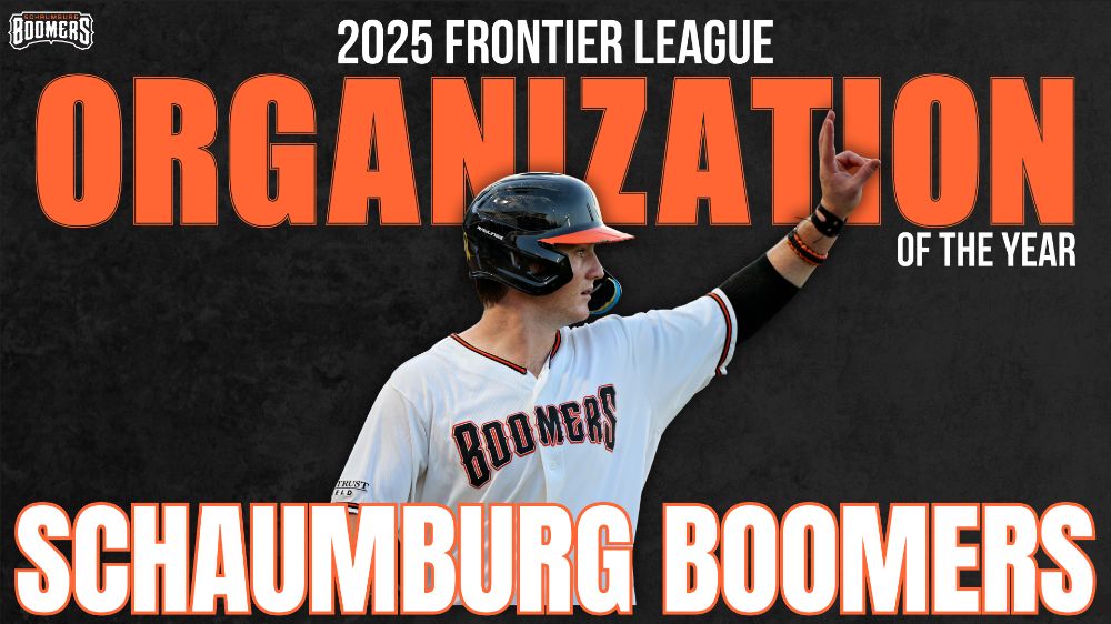 Boomers Named 2025 Frontier League Organization of the Year