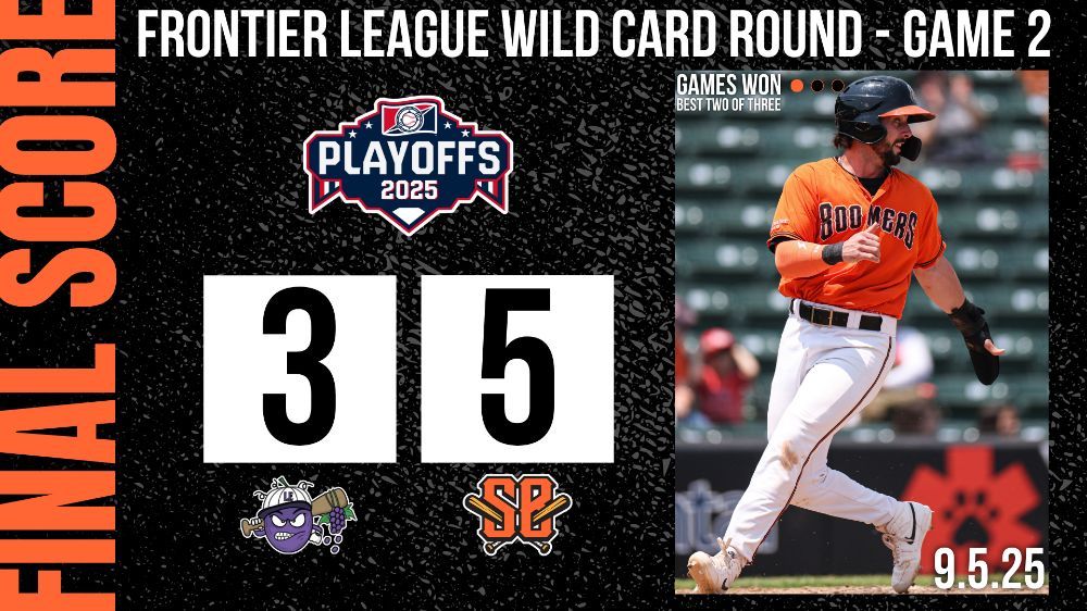 Boomers Walk Off to Wild Card Series Win