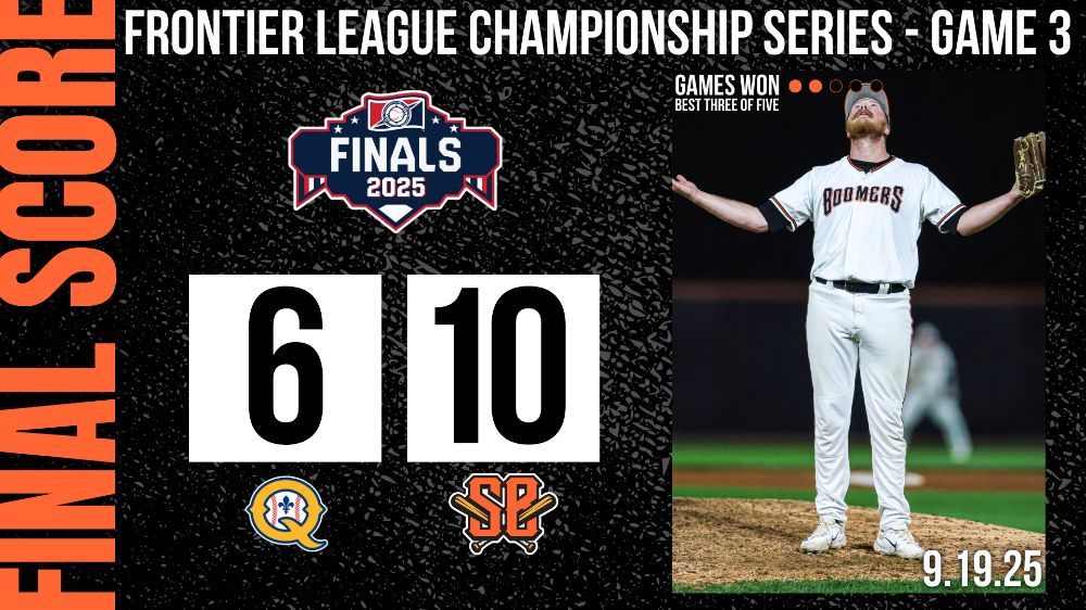 Boomers Rally Late to Take Series Lead