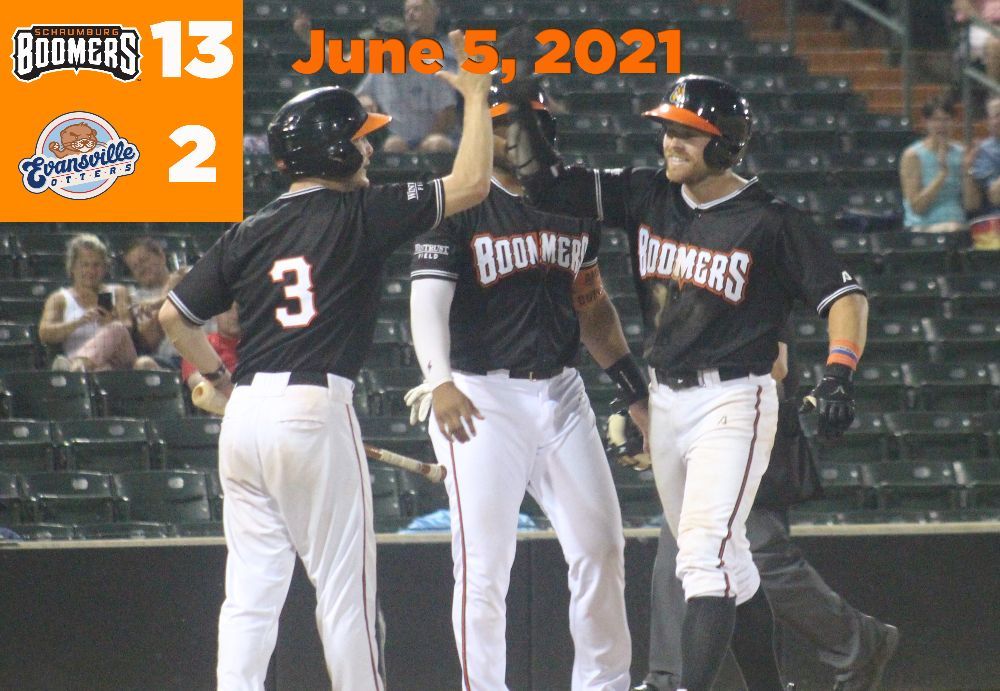 Boomers Homer Past Evansville