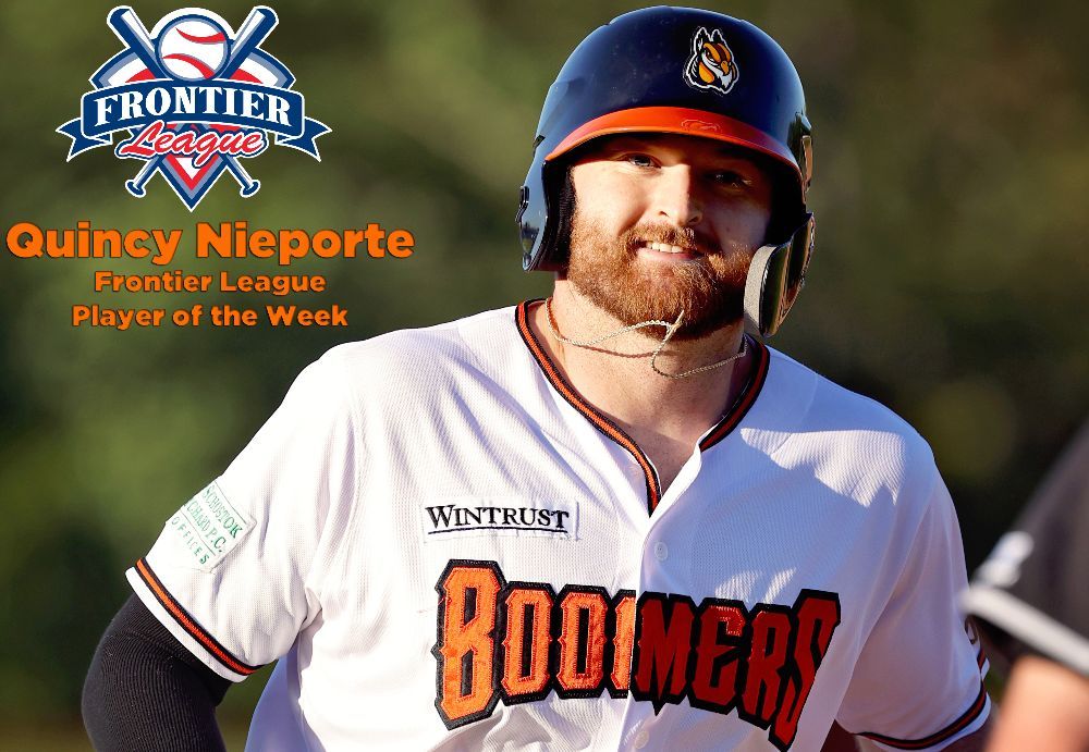 Nieporte Named Frontier League Player of the Week