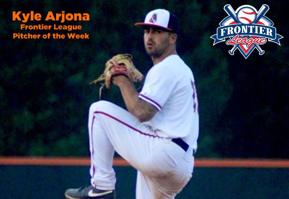 Arjona Tabbed Frontier League Pitcher of the Week