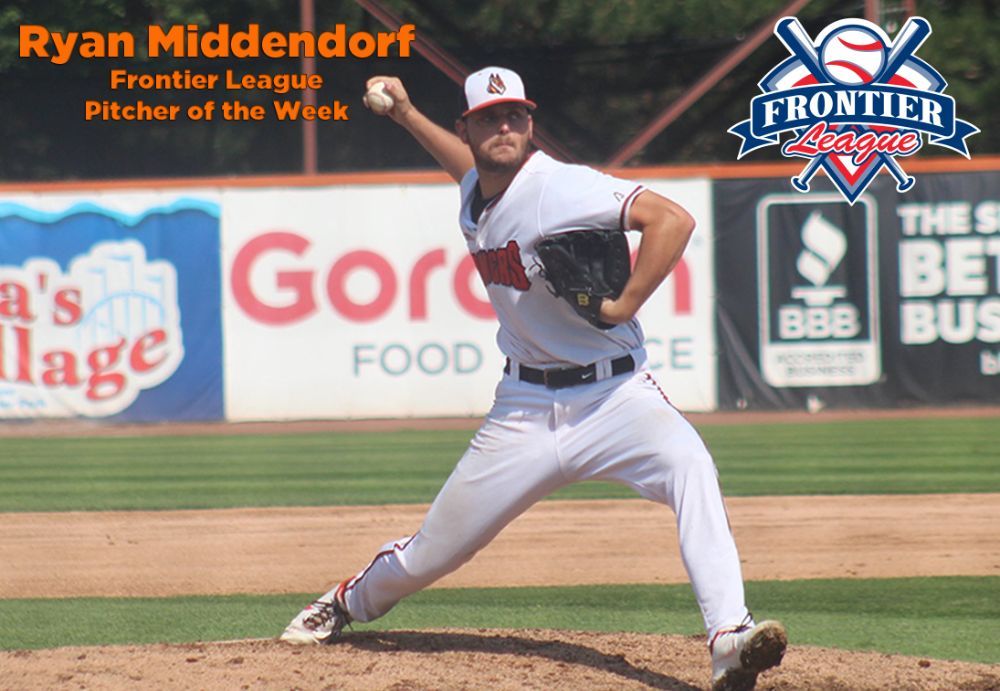 Middendorf Named Pitcher of the Week