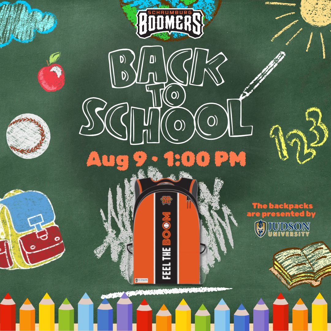 August 9 - Backpack Giveaway