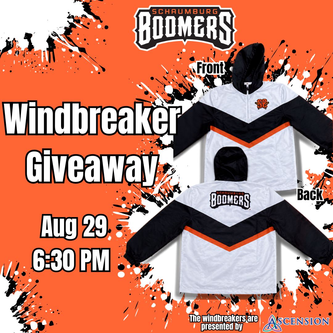 August 29 - Windbreaker Giveaway