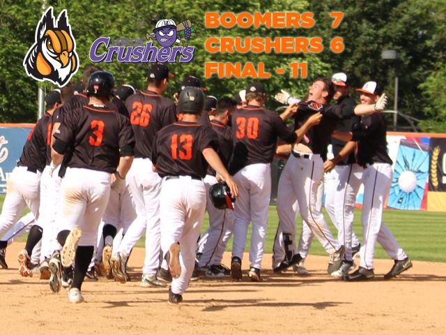 Boomers Tally Wild Walkoff Win