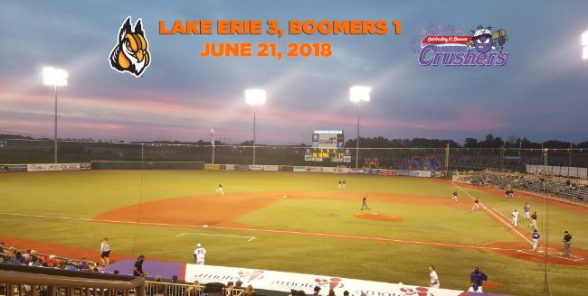 Boomers Edged in Pitcher's Duel