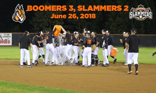 Boomers Beat Weather And Slammers