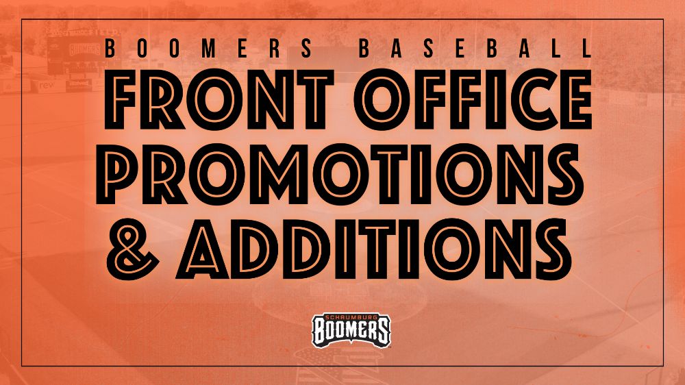 Schaumburg Boomers Announce Front Office Promotions & Additions