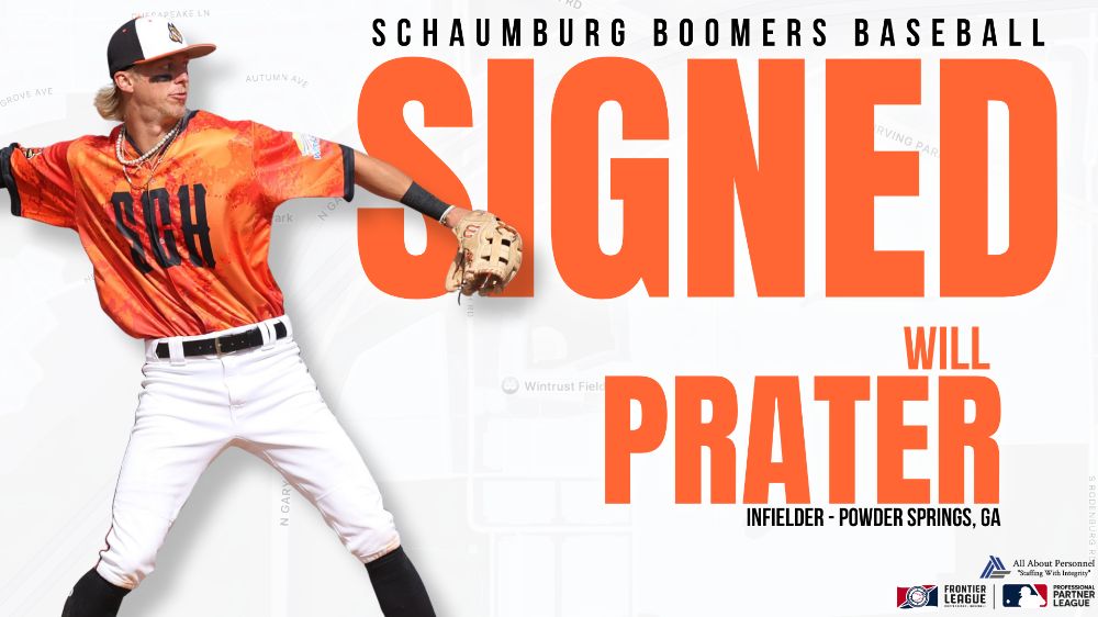 Boomers Re-Sign INF Will Prater