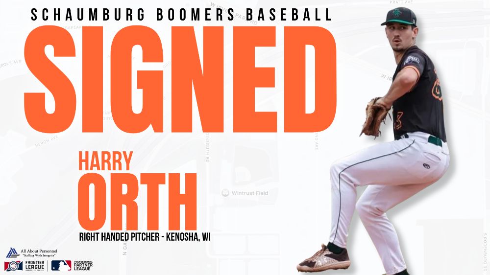Boomers Sign RHP Harry Orth