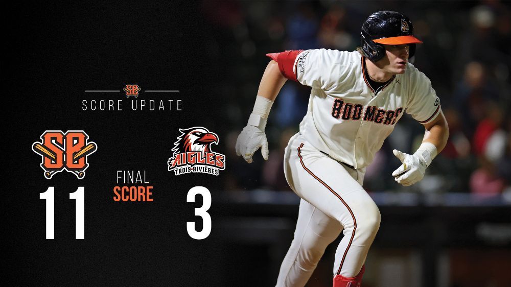 Boomers Sweep Trois-Rivieres