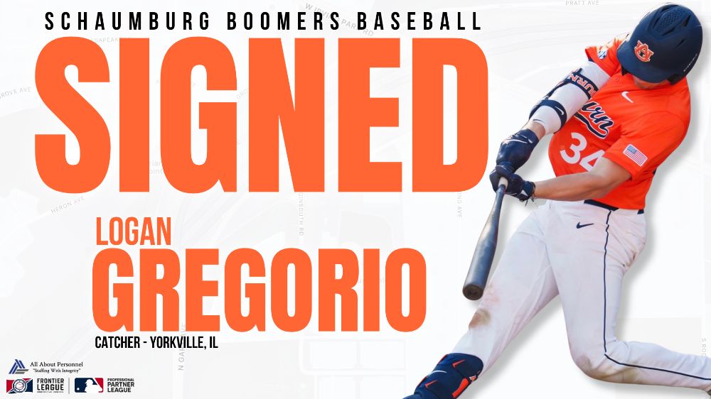 Boomers Sign Catcher Logan Gregorio