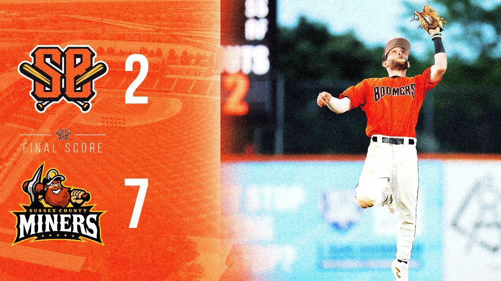 Boomers Fall in Finale at Sussex County