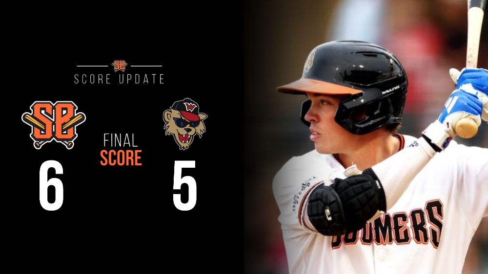 Four Run Seventh Pushes Boomers to Cusp of Division Title