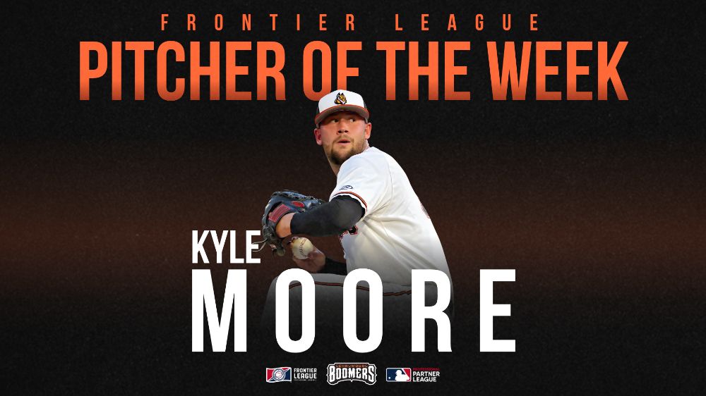 Kyle Moore Named Frontier League Pitcher of the Week