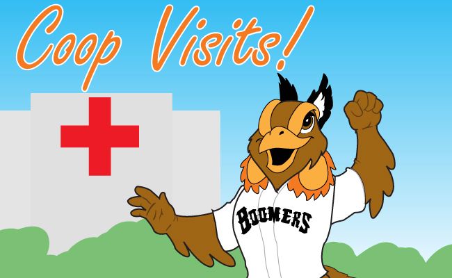 Boomers Mascot to Visit Local Children's Hospitals