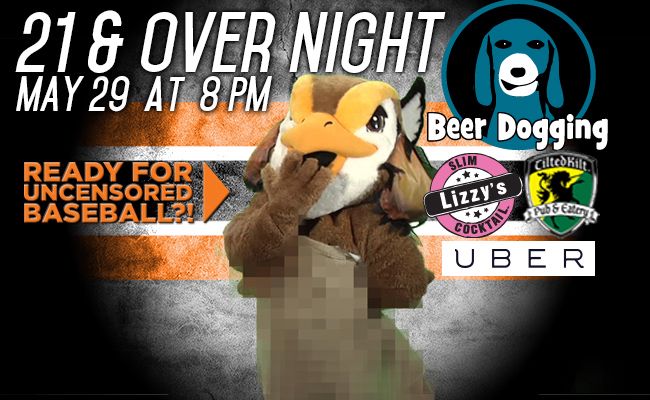 21 & Over Night on May 29 Presented by Beer Dogging