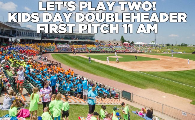 WEDNESDAY, MAY 28: Kids' Day DOUBLEHEADER