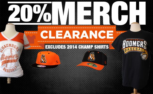 End of Season Merchandise Clearance - Save 20%!