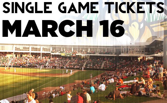 Single-Game Tickets Available March 16