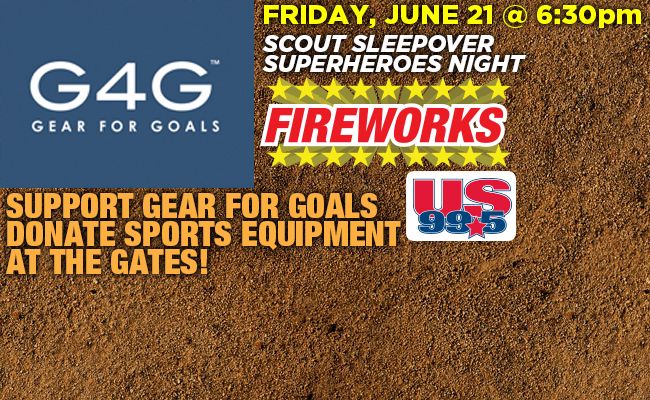 Donate Sports Equipment at the Gates TONIGHT