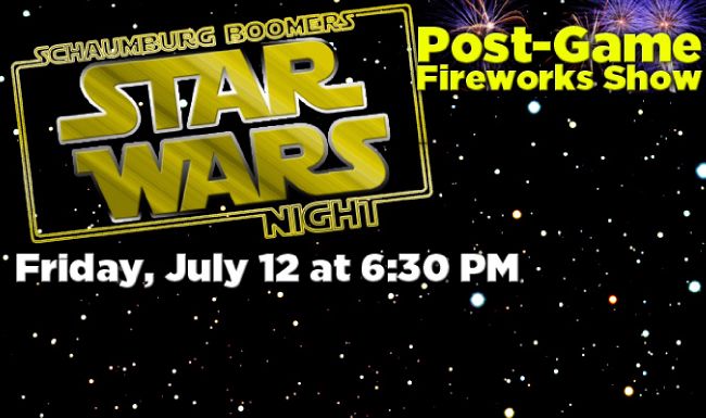 Star Wars Fireworks: Friday, July 12 at 6:30PM