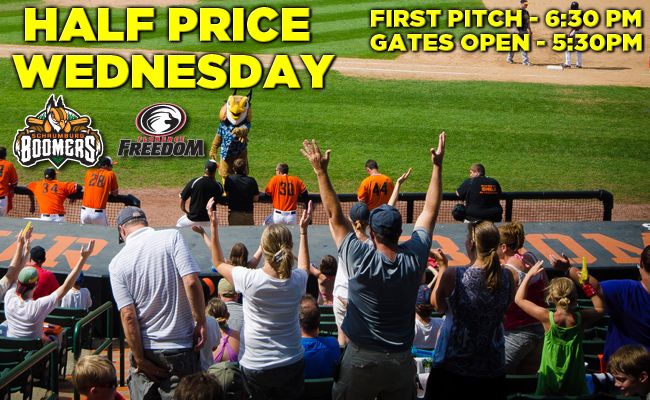 Half-Price Wednesday on July 24 at 6:30PM