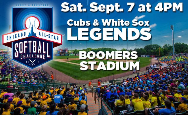 Cubs/Sox Greats Play Softball for Charity Sept. 7