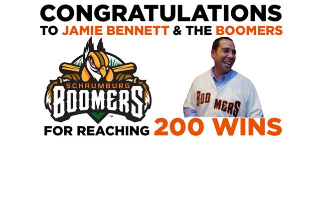 Bennett Claims 200th Win as Boomers Blank Joliet