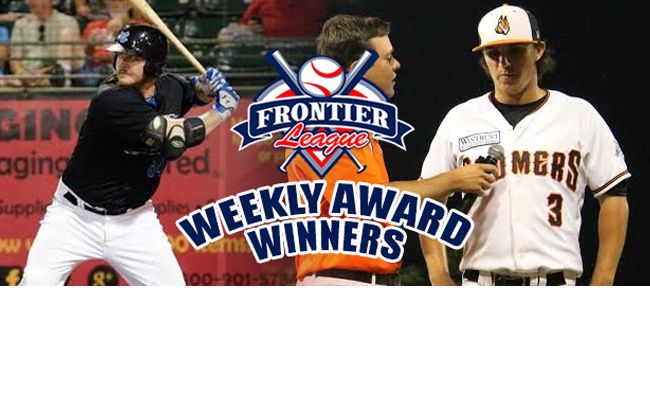 Boomers Thurber Named Frontier League Pitcher of the Week