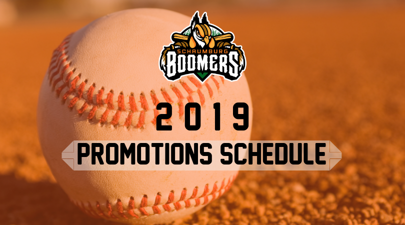 2024 Promotions Schedule  Official Website of the Schaumburg Boomers