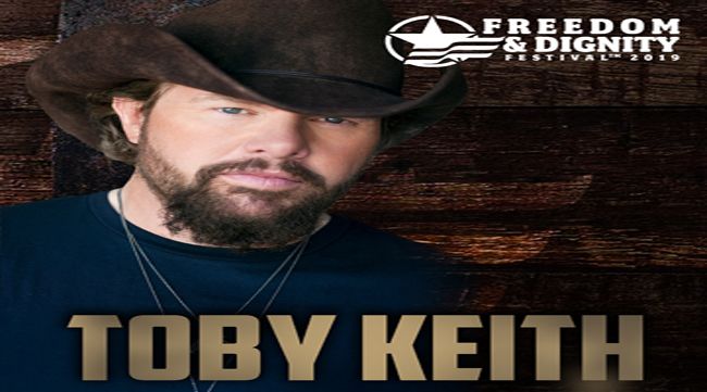 Toby Keith to Headline Freedom & Dignity Music Festival at Boomers Stadium