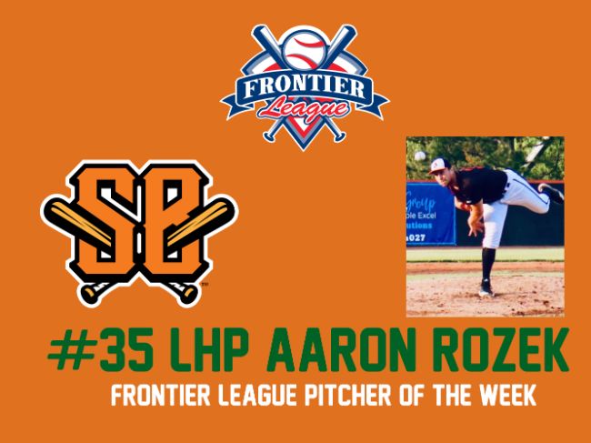 Rozek Named Pitcher of the Week