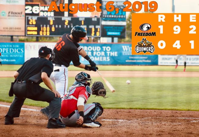 Boomers Shutout in Opener with Florence