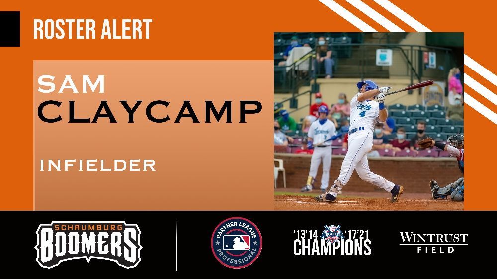 Boomers Sign INF Sam Claycamp for 2022 Season