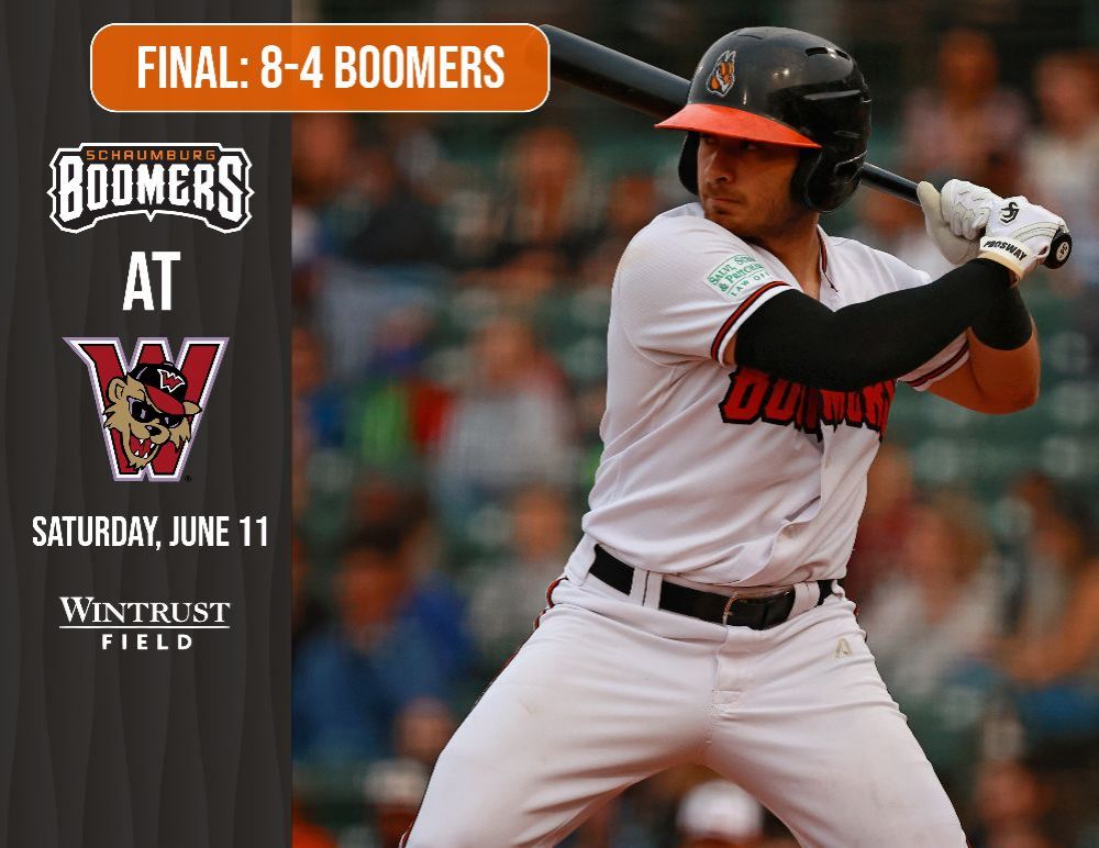 Seven-Run Second Sends Boomers to Win