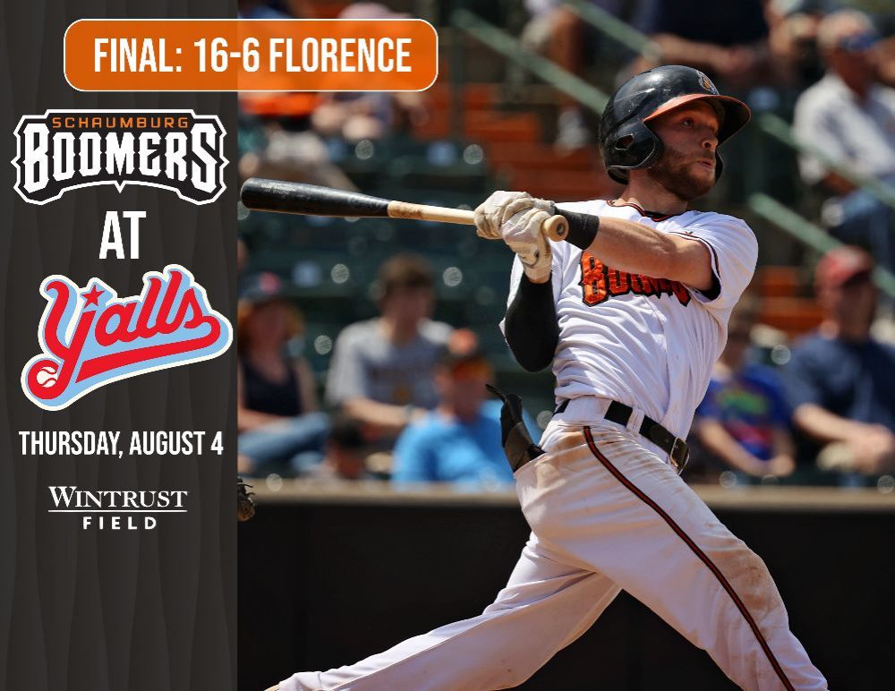 Boomers Fall in Finale at Florence