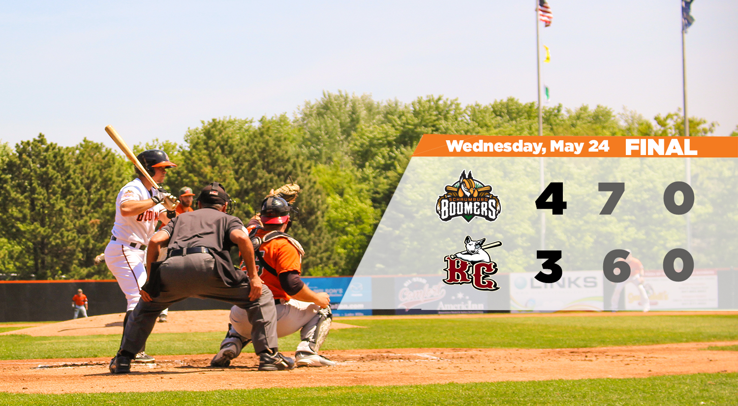 Boomers Hold Off River City in Series Opener